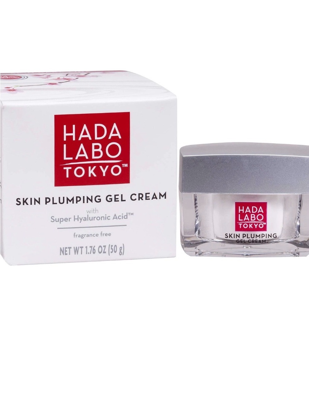 Hado Labo Tokyo skin plumping gel cream with hyaluronic acid and collagen